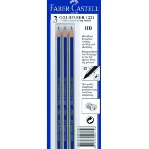 pencil goldfaber carded HB PK3